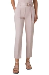 Akris Punto Fred Belted Stretch Cotton Pants In Rose