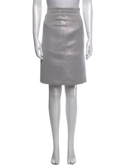 Pre-owned Akris Punto Glitter Accents Knee-length Skirt