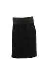 Akris Punto High-waist Pencil Skirt In Black Viscose In Black