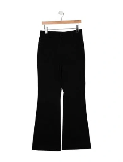 Pre-owned Akris Punto High-rise Flared Jeans In Black