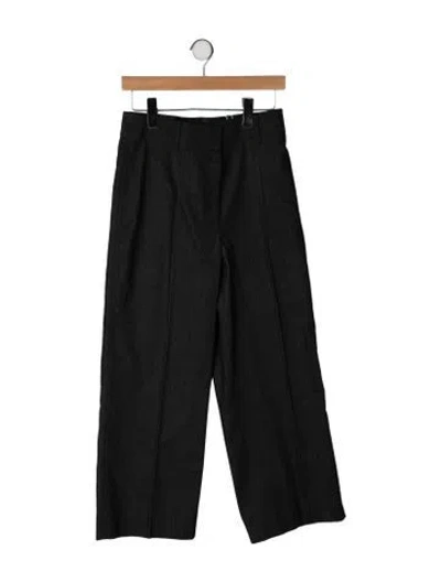 Pre-owned Akris Punto High-rise Wide Leg Jeans W/ Tags In Black
