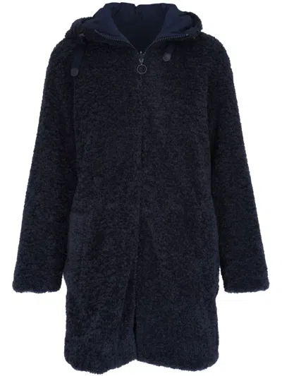 AKRIS PUNTO HOODED FAUX-FUR COAT