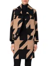 Akris Punto Houndstooth Boxy Crop Jacket In Multi