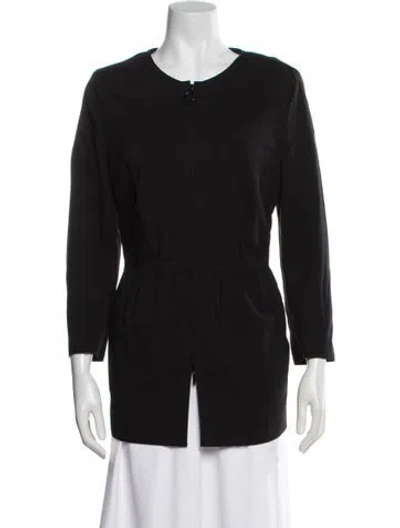 Pre-owned Akris Punto Jacket In Black