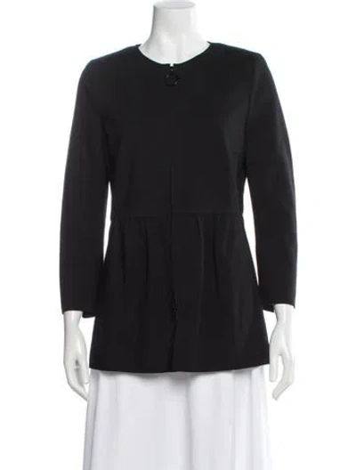 Pre-owned Akris Punto Jacket In Black