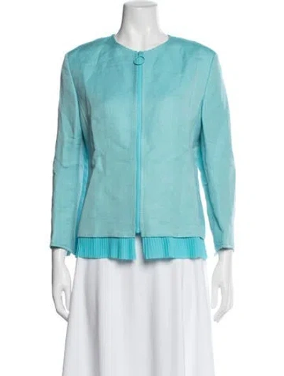 Pre-owned Akris Punto Jacket In Blue