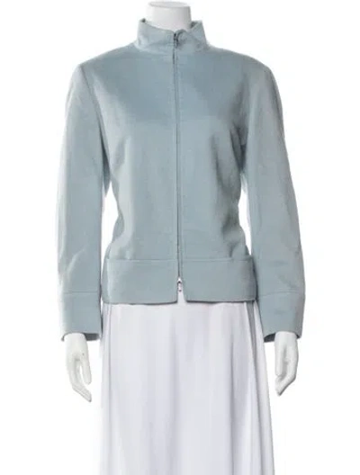 Pre-owned Akris Punto Jacket In Blue