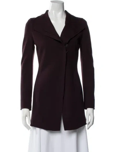 Pre-owned Akris Punto Jacket In Burgundy