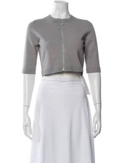 Pre-owned Akris Punto Jacket In Grey