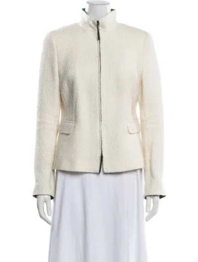 Pre-owned Akris Punto Jacket In Neutrals