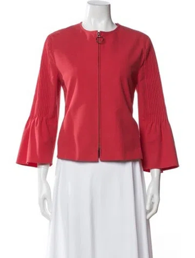 Pre-owned Akris Punto Jacket In Pink