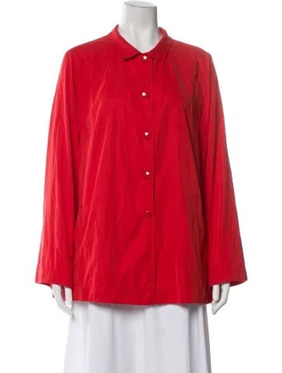 Pre-owned Akris Punto Jacket In Red