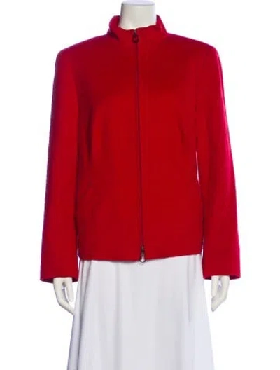 Pre-owned Akris Punto Jacket In Red