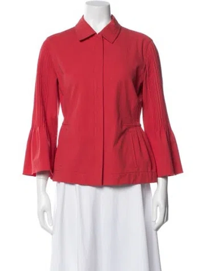 Pre-owned Akris Punto Jacket In Red