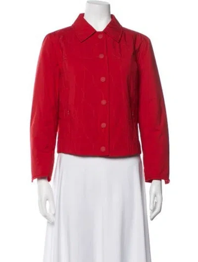 Pre-owned Akris Punto Jacket In Red