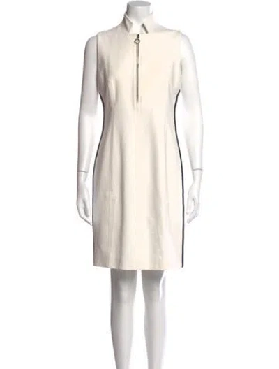 Pre-owned Akris Punto Knee-length Dress In Neutral