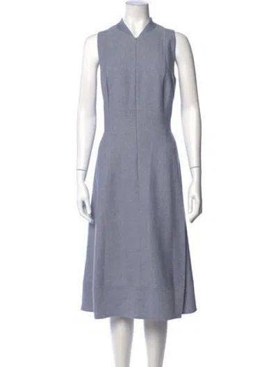 Pre-owned Akris Punto Knee-length Dress In Purple