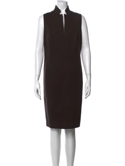 Pre-owned Akris Punto Knee-length Dress W/ Tags In Gray