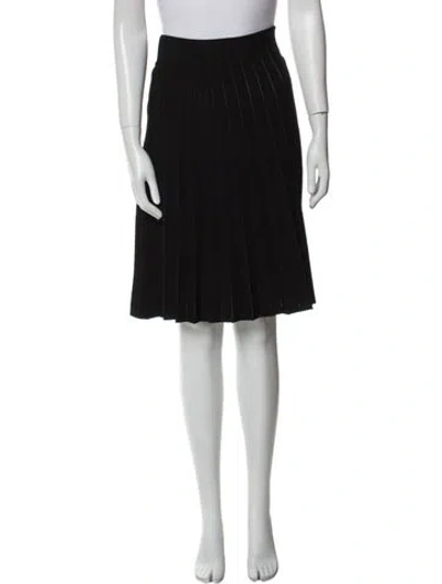 Pre-owned Akris Punto Knee-length Skirt In Black