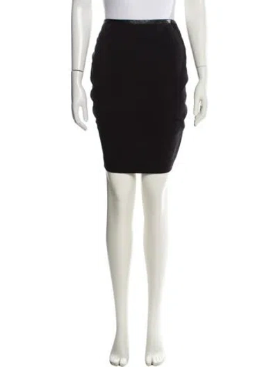 Pre-owned Akris Punto Knee-length Skirt In Black