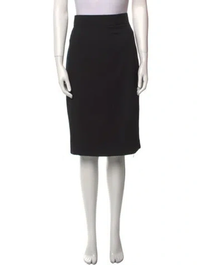 Pre-owned Akris Punto Knee-length Skirt In Black