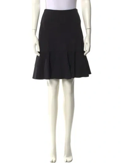 Pre-owned Akris Punto Knee-length Skirt In Black