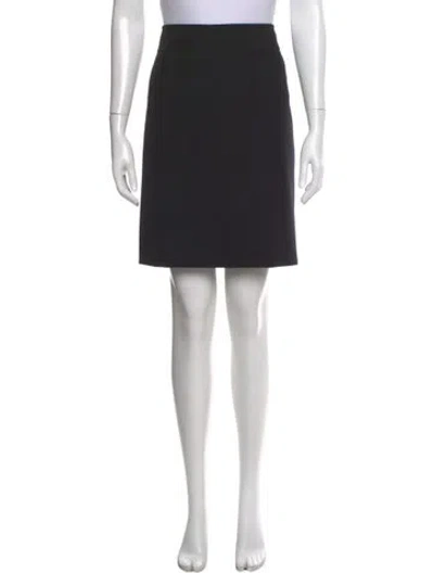 Pre-owned Akris Punto Knee-length Skirt In Black