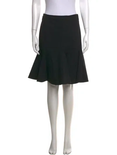 Pre-owned Akris Punto Knee-length Skirt In Black