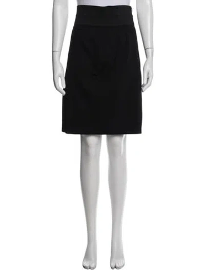 Pre-owned Akris Punto Knee-length Skirt In Black