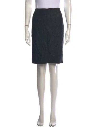 Pre-owned Akris Punto Knee-length Skirt In Black