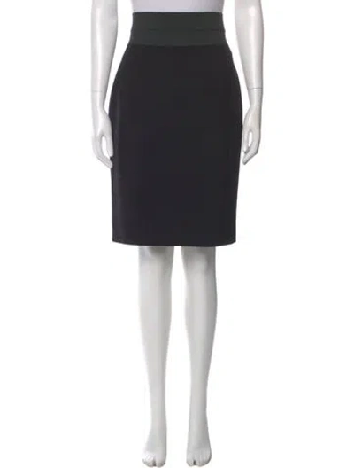 Pre-owned Akris Punto Knee-length Skirt In Blue