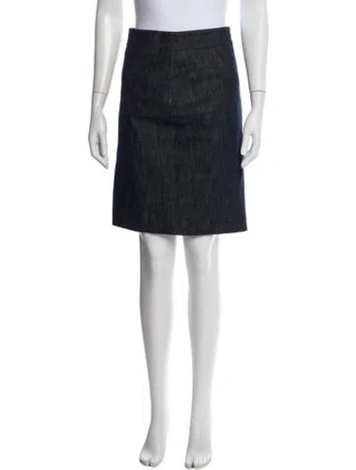 Pre-owned Akris Punto Knee-length Skirt In Blue