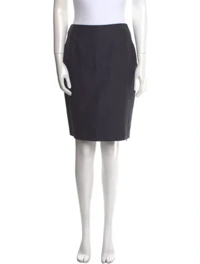 Pre-owned Akris Punto Knee-length Skirt In Gray