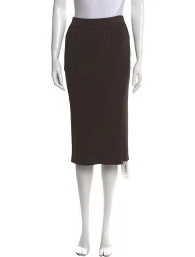 Pre-owned Akris Punto Knee-length Skirt In Green