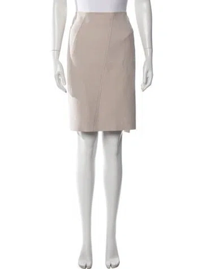 Pre-owned Akris Punto Knee-length Skirt In Neutral