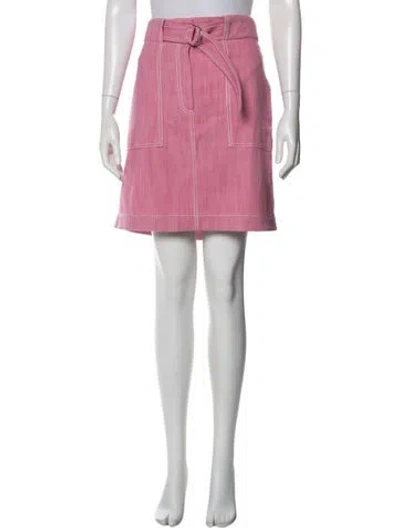 Pre-owned Akris Punto Knee-length Skirt In Pink