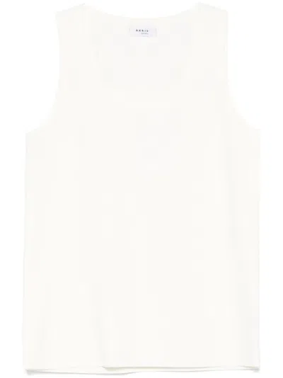 Akris Punto Knitted Tank Top In White