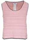 Akris Punto Knitted Vest In Pink