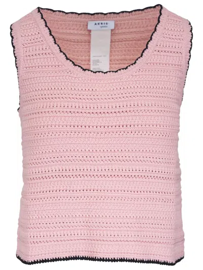 Akris Punto Knitted Vest In Pink