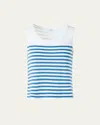 Akris Punto Kodak Stripes Merino Wool Tank Top In Multi