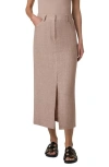 Akris Punto Slit-detail Midi Skirt In Beige