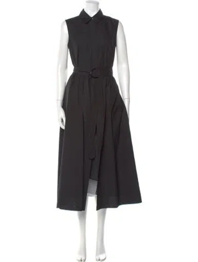 Pre-owned Akris Punto Long Dress In Black