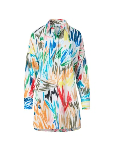 Akris Punto Long-sleeve Shirt In Multi