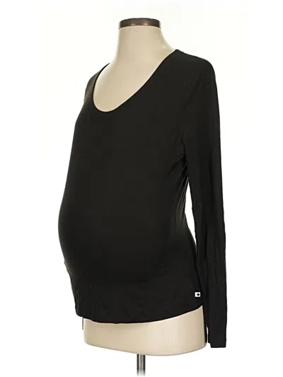 Pre-owned Akris Punto Long Sleeve T-shirt In Black