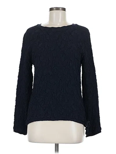 Pre-owned Akris Punto Long Sleeve T-shirt In Blue