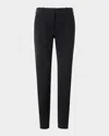 Akris Punto Low-rise Cotton Gabardine Slim-leg Ankle Pants