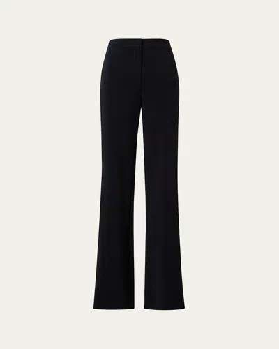 Akris Punto Marla Signature Lasercut Pants In Black