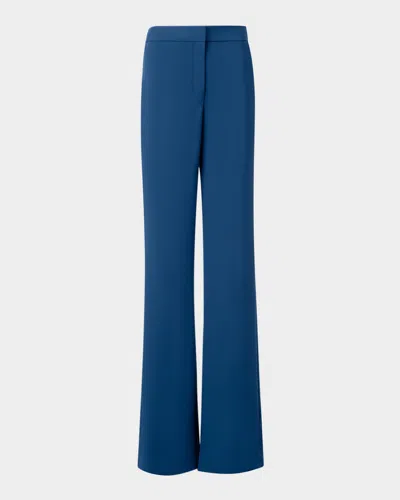 Akris Punto Marla Signature Lasercut Pants In Ice Blue
