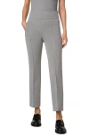 Akris Punto Maxine Micro Houndstooth Ankle Pants In Cream-black