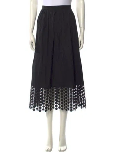 Pre-owned Akris Punto Midi Length Skirt In Black